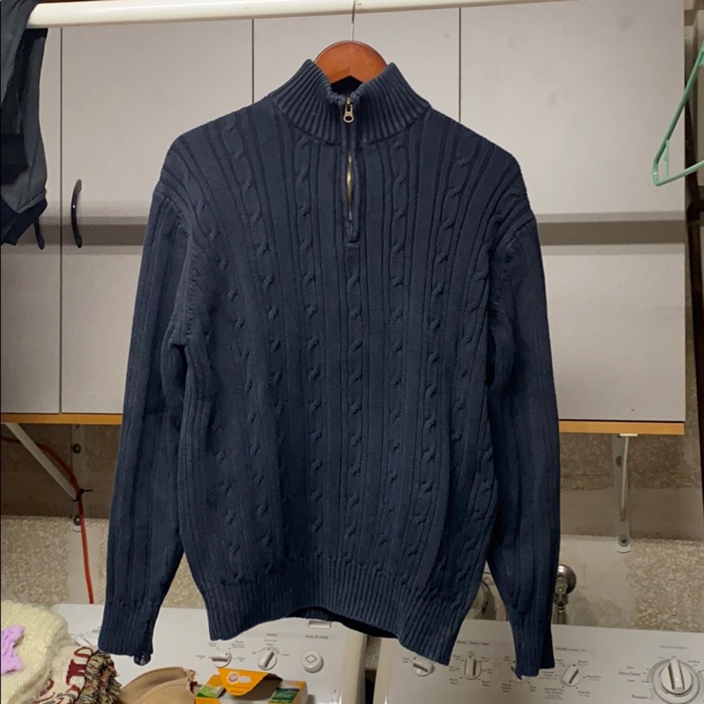 Geoffrey Beene quarter zip sweater